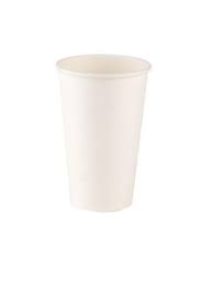 Vienkartiniai puodeliai balti , popierius 335ml.