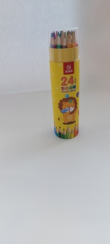Spalvoti pieštukai 24sp. Cilindre