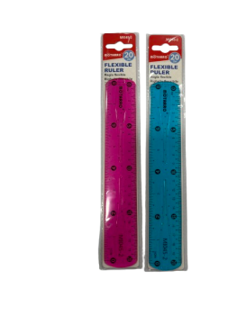 Liniuotė 20cm plastikinė lanksti MOTARRO