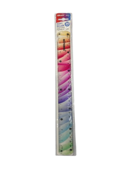 Liniuotė 30cm plastikinė lanksti MOTARRO