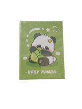 Užrašų knygutė 80x110mm 80lapų baltas lapas PANDA