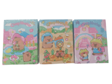 Užrašų knygutė 80x110mm baltas lapas CAPIBALA