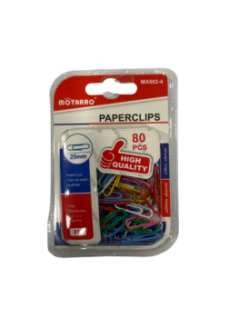 Sąvaržėlės spalvotos 25mm 80vnt plastikinės MOTARRO