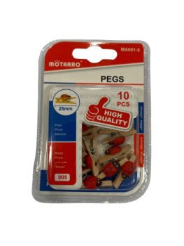 Spaustukai dekoratyviniai 25mm 10vnt BORUŽĖLĖ MOTARRO
