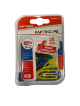 Sąvaržėlės spalvotos 35mm 20vnt plastikinės MOTARRO