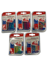 Sąvaržėlės spalvotos 50mm 10vnt plastikinės MOTARRO