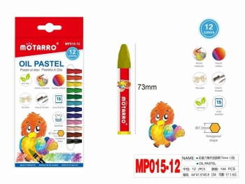 Aliejinė pastelė 12spalvos MOTARRO