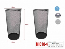 Šiukšliadėžė metalinė 26x50cm juodos sp MOTARRO
