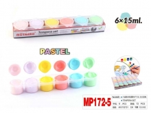 Dažai tempa 6spalvos x 15ml MOTARRO