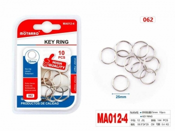 Raktų žiedai 10vnt 25mm MOTARRO