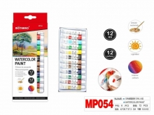 Dažai akvareliniai 12spalvų x 12ml MOTARRO