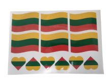 Lipdukų rinkinys ,,LIETUVOS VĖLIAVA''