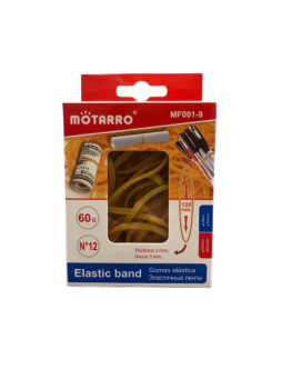Kanceliarinės gumytės 120mm 60gr MOTARRO