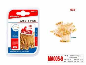 Žiogeliai 32mm 50vnt auksinės sp. MOTARRO