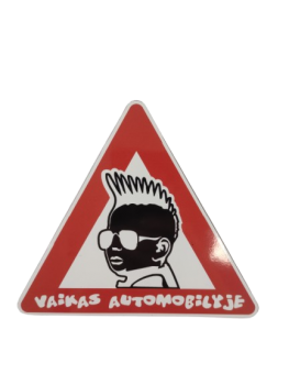 Magnetinis lipdukas VAIKAS AUTOMOBILYJE 