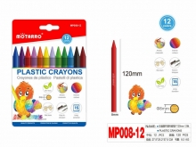 Plastikinės kreidelės 12-ą spalvų MOTARRO