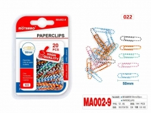 Sąvaržėlės spalvotos 50mm 20vnt plastikinės MOTARRO