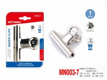 Kanceliariniai spaustukai 1vnt 90mm sidabro sp MOTARRO