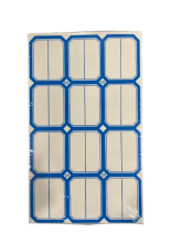 Lipnios etiketės 38x48mm 12vnt x 50lapų mėlynos sp