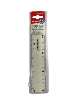 Liniuotė plastikinė 15cm MOTARRO