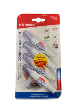 Korektorius pieštukinis 4vnt x 4ml MOTARRO