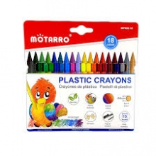 Plastikinės kreidelės 18-ą spalvų MOTARRO
