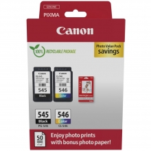 Rašalinė kasetė Canon PG-545 CL546 juoda ir spalvota
