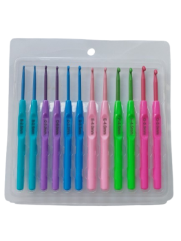 Nėrimo vąšelių rinkinys 2.5-5.0mm 12vnt