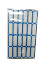 Lipnios etiketės 48x18mm  24vnt x 50lapų mėlynos sp