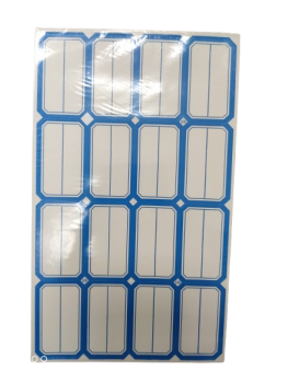 Lipnios etiketės 30x48mm  16vnt x 50lapų mėlynos sp