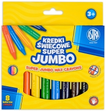 Vaškinės kreidelės 8sp. ASTRA JUMBO