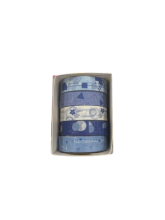 Lipni juosta popierinė 5vnt 1cm x 2m BLUE MEMORY