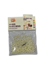 Karoliukai veriami 6mm perlo spalvos