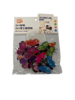 Dekoracija DRUGELIS magnetinis 45x35mm 12vnt