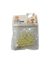 Karoliukai veriami 10mm perlo spalvos