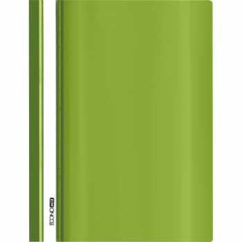 Plastikinis segtuvėlis skaidriu viršeliu šviesiai žalios spalvos