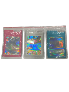 Maišeliai užspaudžiami su langeliu 115x90mm 10vnt įvairių spalvų