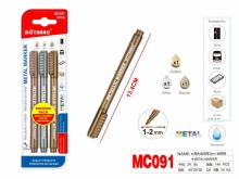 Markeris MOTARRO permanentinis 1-2mm 3vnt auksinė, sidabrinė, varinė sp