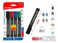 Permamentinių markerių rinkinys MOTARRO 4spalvos 3.0mm