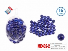 Karoliukai stikliniai MOTARRO 16mm 50vnt