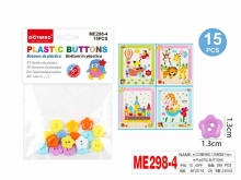Sagos MOTARRO GĖLYTĖ 15vnt 13mm įvairių sp