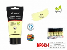 Akriliniai dažai MOTARRO 75ml šv.geltona sp