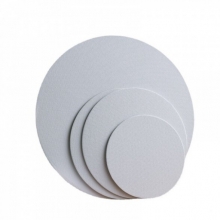 Drobė gruntuota ant kartono apvalios formos 20 cm su magnetu