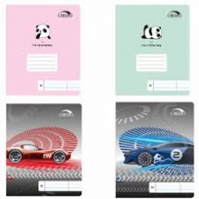 Sąsiuvinis 12l. 70g., linija, su paraštėmis. Credo