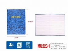 Sąsiuvinis MOTARRO 96l linija 325x210mm kietas viršelis