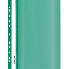 Plastikinis segtuvėlis skaidriu viršeliu, EconoMix, A4+, su perforacija, žalios sp.