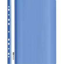 Plastikinis segtuvėlis skaidriu viršeliu, EconoMix, A4+, su perforacija, mėlynos sp.