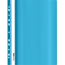 Plastikinis segtuvėlis skaidriu viršeliu, EconoMix, A4+, su perforacija, šviesiai mėlynos sp.