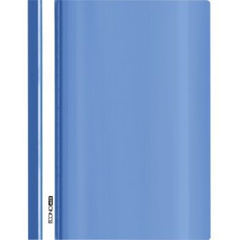 Plastikinis segtuvėlis skaidriu viršeliu, EconoMix, A4+, mėlynos sp.