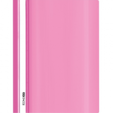 Plastikinis segtuvėlis skaidriu viršeliu, EconoMix, A4+, rožinės sp.